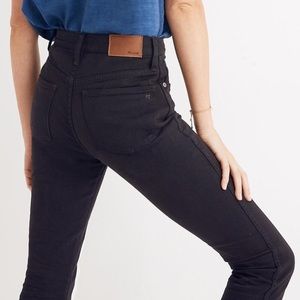 Madewell High Rise Black Jeans